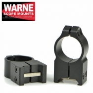 Warne Maxima 1" Scope Rings, Matte Black