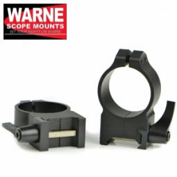Warne Maxima 30mm QD Scope Rings, Matte Black