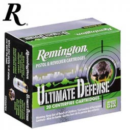 Remington Ultimate Defense .38 SPL (+P) 125gr. BJHP Ammunition 20 Round Box