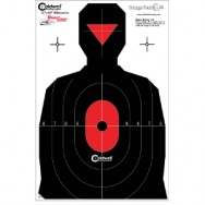 Caldwell Silhouette Dual Zone Target, 25 Pack