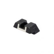 Glock Rear Sight, 6.1mm (All Slimline Models, Excludes G36), Steel, Marked Long + Short Dash