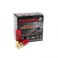 Winchester Super Pheasant HV 12ga. 2-3/4" 1-3/8oz. #5 Copper Plated Lead Shot, 25 Round Box