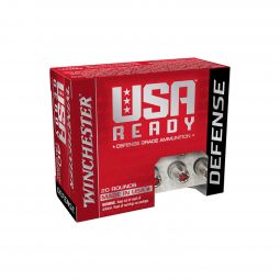 Winchester USA Ready Defense 40 S&W 155gr. Hex-Vent HP Ammunition, 20 Round Box