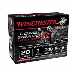 Winchester Longbeard XR 20ga. 3" 1-1/4oz. #6 Shot, 10 Round Box