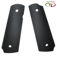 VZ Grips 1911 Full Size Ambicut 320 Black G10 Grips