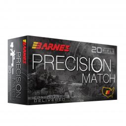 Barnes Precision Match 338 Lapua 300gr. OTM BT 20 Round Box Ammunition