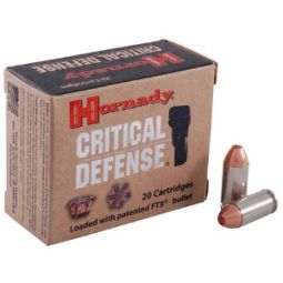 Hornady Critical Defense .357 Magnum 125gr. FTX Ammunition, 25 Round Box