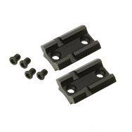 Traditions Lightning and Buckhunter 2 Piece Blued Scope Base Set, Blued