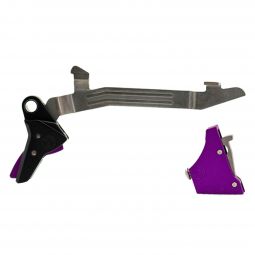 Timney Alpha Competition Trigger for Glock Gen3-4 Large Frame, Purple