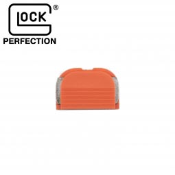Glock Slide Cover Plate, Orange Half Height for Inspection Only, Slim (G42, G43)