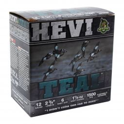 Hevi Shot Hevi Teal 12ga. 2-3/4", 1-1/8oz. #6 Shot 25 Round Box
