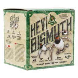 Hevi Shot Hevi Bismuth 28ga. 3" 1oz. #4 Shot, 25 Round Box