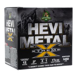Hevi Shot Hevi Metal Xtreme 12ga. 3" 1-1/4oz. #4 Tungsten & #1 Steel, 25 Round Box