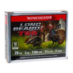 Winchester Long Beard TSS 20ga. 3" 1-9/16 oz. #9 Shot Ammunition, 5 Round Box