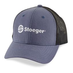 Stoeger Logo Hat, Blue w/ Black Mesh