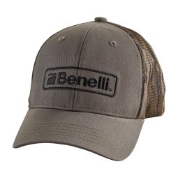 Benelli Logo Hat, Olive w/ Bottomland Mesh