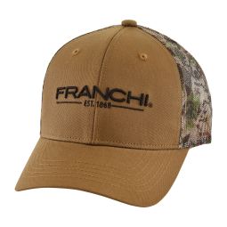 Franchi Logo Hat, Bronze w/ Verdant Camo Mesh