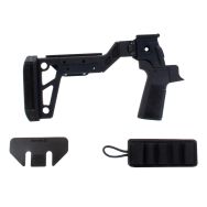 Chisel Machining Mossberg 500 / 590 Folding Stock with 5 Round Velcro Quiver & Plate