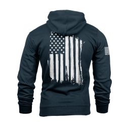 Nine Line Apparel, American Flag Hoodie, Navy