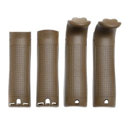 Glock Beavertail / Backstrap Set, 9mm, .40, .357 & .45 GAP (Gen4-5 STD, Comp & LS Frame), Dark Earth