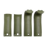 Glock Beavertail / Backstrap Set, 9mm, .40, .357 & .22 LR (Gen4-5 Compact Frame), Battlefield Green