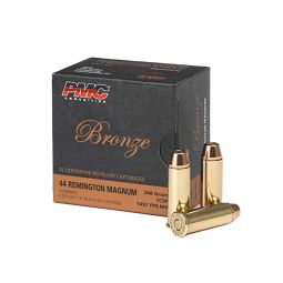 PMC Bronze 240 Grain 44 REM MAG Ammunition 25 Round Box
