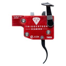 TriggerTech Tikka T3, T3x, T1x Diamond Trigger, Left Handed, Black Curved Trigger