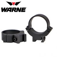 Warne Maxima 30mm 7.3/22 Dovetail Scope Rings, Matte Black