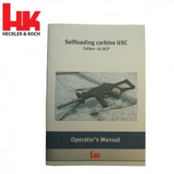 Heckler and Koch USC .45 ACP Operator's Manual, EU