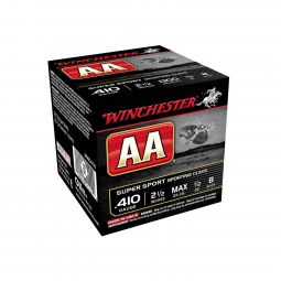 Winchester AA .410 Gauge 2-1/2" #8 Shot, 25 Round Box