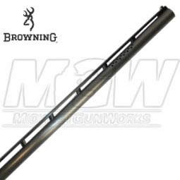 Browning BT-99 34" Ported Stainless Invector Plus Barrel With Non Adjustable Blued Rib