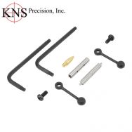 KNS Precision AR15 / AR10 / M16 Gen2 Mod 2 Non-Rotating Trigger / Hammer Pin Set, .1555" Dia., Black