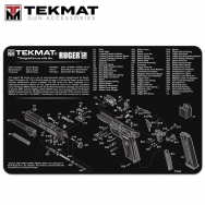 TekMat Ruger SR9 / SR40 11"x17" Gun Cleaning Mat, Black