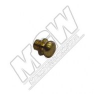 Shotgun Front Sight Bead, Brass, Flat 3 x 56