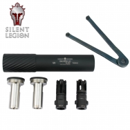 Silent Legion 5.56/300BLK/7.62 Multi Caliber Titanium Suppressor Kit