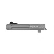 Trail-Lite 5.5" Buckmark Barrel, Threaded End, Fluted / Gun Metal Gray