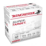 Winchester Super Target 12ga. Target Load 2-3/4" 1-1/8oz. #7.5 Shot, 25 Round Box