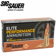 Sig Sauer 223 Rem. 60Gr Elite Hunting HT, 20 Round Box