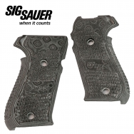 Sig Sauer P220 Black Gray G10 Piranha Grips