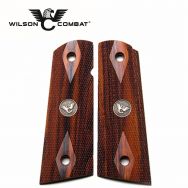 Wilson Combat 1911 Grips, Full Size, Cocobolo, Double Diamond, Flat Bottom